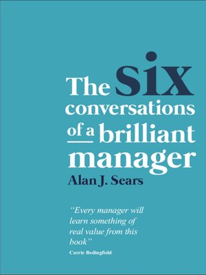 cover image of The Six Conversations of a Brilliant Manager